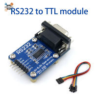 Ziqqucu TTL เป็น RS232โมดูล TTL RS232ตัวผู้หญิงโมดูลแปลงร่วมกันการแปลงระดับซีเรียลเป็น SP232 TTL พอร์ตอนุกรมป้องกัน ESD