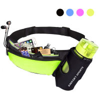 Marathon Running Waist Pack Sports Bag Climbing Hiking Racing Hydration Belt Bag Gym Fitness Lightweight Water Bottle Hip Waist