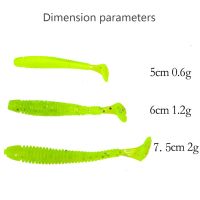 +【‘ 16 Pcs/Set Fishing Lure Soft Bait Worm 5Cm 6Cm 7.5Cm Silicone Wolers Bionic Fake Artificial Screw Maggot Lures Accessories