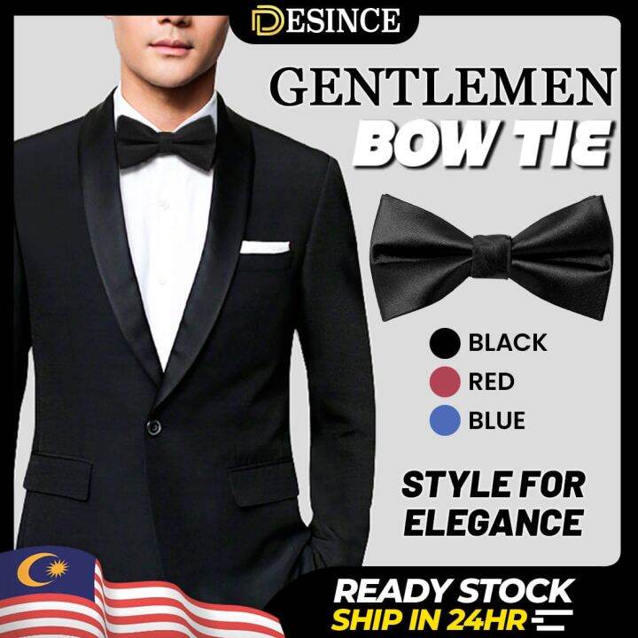 🇲🇾 DESINCE Gentlemen BowTie Classic Bow Tie Knot Tuxedo Tie Neck Ribbon Men Business Adjustable Formal Lelaki MA 002 | Lazada 🇲🇾 Desince Gentlemen Bowtie Classic Bow Tie Knot Tuxedo Tie Neck Ribbon Men Business Adjustable Formal Lelaki Ma 002 | Lazada