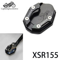 Fentlles สำหรับ YAMAHA XSR155 2019-2021รถจักรยานยนต์ CNC Kickstand แผ่น Extension Pad Stand Enlarger