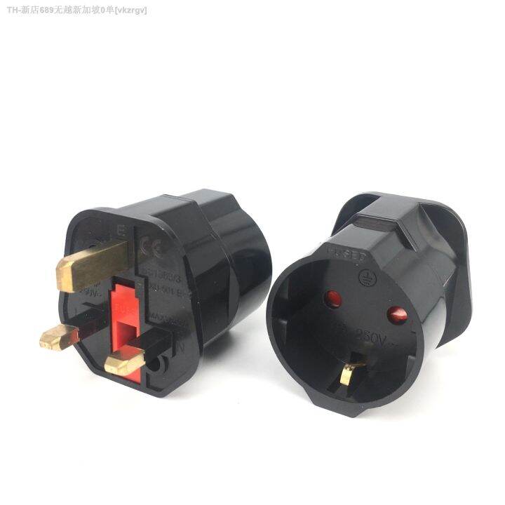 cw-13a-250v-copper-korea-germany-france-russia-to-adapter-fused-plug-singapore-converter-type-g