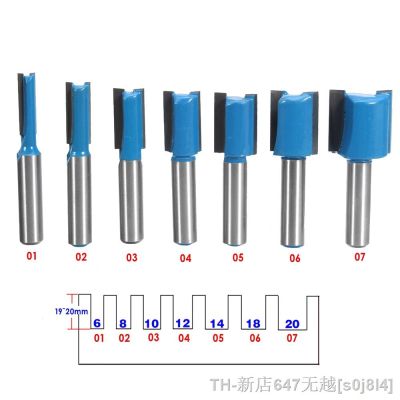 【LZ】✠♠☃  1pc 8mm Shank Straight Router Bit Set Milling Trimmer Cutter Woodworking Wood Router Bit Engraving Tools 6/8/10 12/14/16/18/20mm