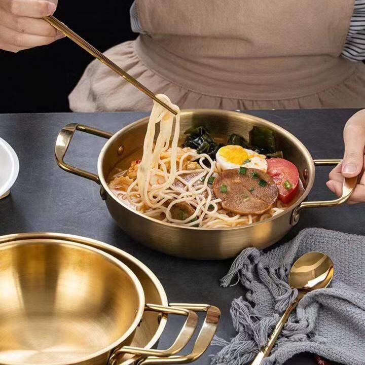 chiwanji Korean Ramen Pot Pan Dry Pots Multipurpose Household Korean