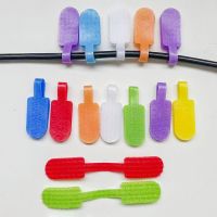 10pcs Waterproof Cable Tie Cable Tags Self-Adhesive Wire Labels Network Cable Labels Electrical Cable Stickers Organize Cable Management