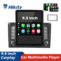 Hikity 9.5 Inch Carplay Car Multimedia Player Vertical Screen 2Din Car Stereo Receiver For Hyundai Nissian Toyota Lada