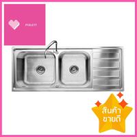 ซิงค์ฝัง 2หลุม 1ที่พัก TEKA TX สเตนเลสBUILT-IN SINK TEKA TX 2B1D STAINLESS STEEL **สินค้าแนะนำ**