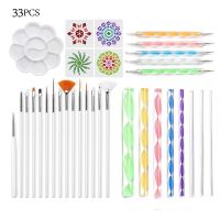 33pcs Mandala Dotting Tools for Painting Rocks Mandala Painting Dotting Stencil Dot Mandala Kit Nail Rock Fabric Wall Art