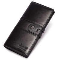 Genuine Leather Womens Wallet RFID Blocking Long Purse Coin Case Passport Cover For Mens Credit Card Holder Cell Phone Walet