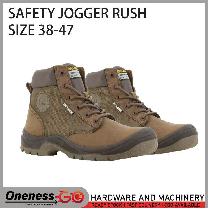 COD SAFETY JOGGER SAFETY SHOES RUSH SHOE (WITH ZIPPER) Lazada