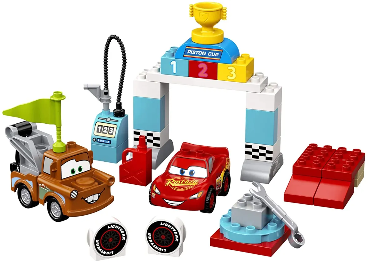 phiên bản giới hạn Lego Duplo Disney và Pixar Lightning McQueen's game day  10924 Đồ chơi