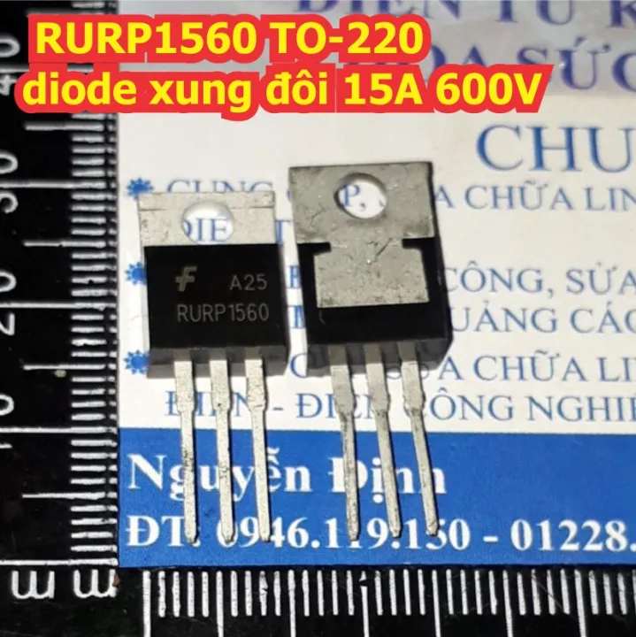 5 Con MUR1660CT MUR1660 1660CT 1660 RURP1560 1560 TO-220 Diode Xung đôi ...