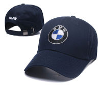 BMW หมวกเบสบอลคู่หมวกแก็ปปีกแบนแบบปรับได้ดีไซน์ผู้ชายแฟชั่นหมวกแก๊ปแข่งขันคลาสสิกปักโลโก้อย่างงดงาม