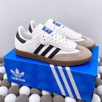 Best Sale『Original』 AD* Samba- O- G- Soft Top Layer Leather Surface White Low-Top Casual Sports Shoes Fashion Unisex Skateboard Shoes （Free Shipping）