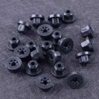 DWCX 20pcs Exterior Plastic Body Flange Nut Clip Retainer Fit For BMW E30 E32 7 Series Benz 16131176747