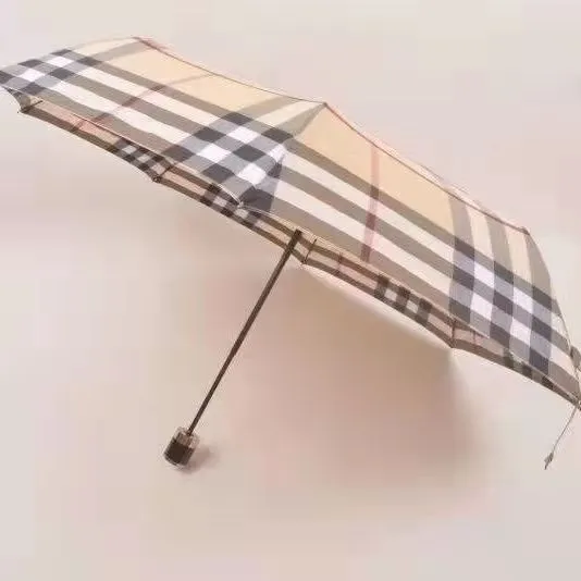 Burberry Vinyl Folding Sun Umbrella Anti-ultraviolet Sunny Umbrella  Dual-purpose Men and Women Gift 