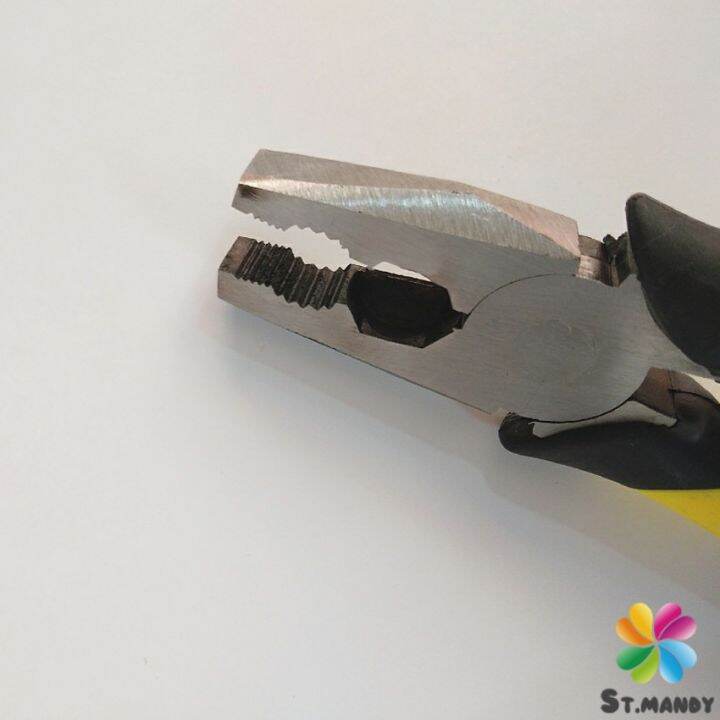 คีบตัดลวด-8-นิ้ว-คีมปอกสายไฟอเนกประสงค์สำหรับตัดและดึงสายไฟ-wire-cutters