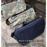 Bulldog Aer Imported Multicam Fabric Vegetable Tanned Leather EDC Soft Chest Bag Shoulder Bag Men And Women Messenger Bag