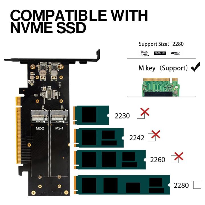 jeyi-4-ssd-m-2-x16การ์ดขยาย-x4-pcie-4-0พร้อมฮีทซิงค์รองรับ4-nvme-m-2-2280ได้ถึง256gbps-รองรับการโจมตีแบบ-bifurcation