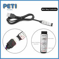 Pethome สำหรับแถบไฟ LED ไฟ DC5V หรี่ IR ตัวควบคุมระยะไกลไร้สายสวิตช์ไฟแถบไฟ LED ไฟ LED RF