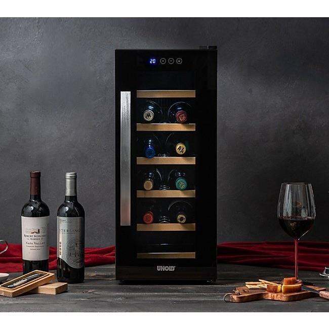 German Unold Mini Wine Cellar Fridges/ 12 Bottles keep in 1218'C/ Wood