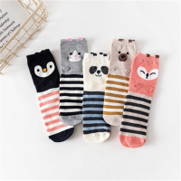 5 Pairs New Japanese Lovely Three-dimensional Ear Personality Female Tide Socks Cartoon Animal Cat Dog Women Socks Wholesale