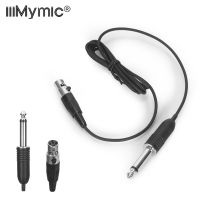 เครื่องมือกีตาร์เบส Iimymic สายมินิ4Pin XLR TA4F 1/4 6.5มม. 6.35มม. สำหรับ Shure เครื่องส่งสัญญาณเเบบเเพคติดตัว