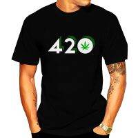 2023 Men Tshirts Print Weed 420 Its Time ชามาริจูน่า ที่สุดเสื้อยืด O-Neck cotton t-shirt