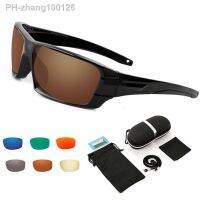 NEWBOLER Polarized Sunglasses Fishing Anti Glare Sport Sun Glasses Brown Running Hiking Camping Eyewear UV 400 6 lens Option