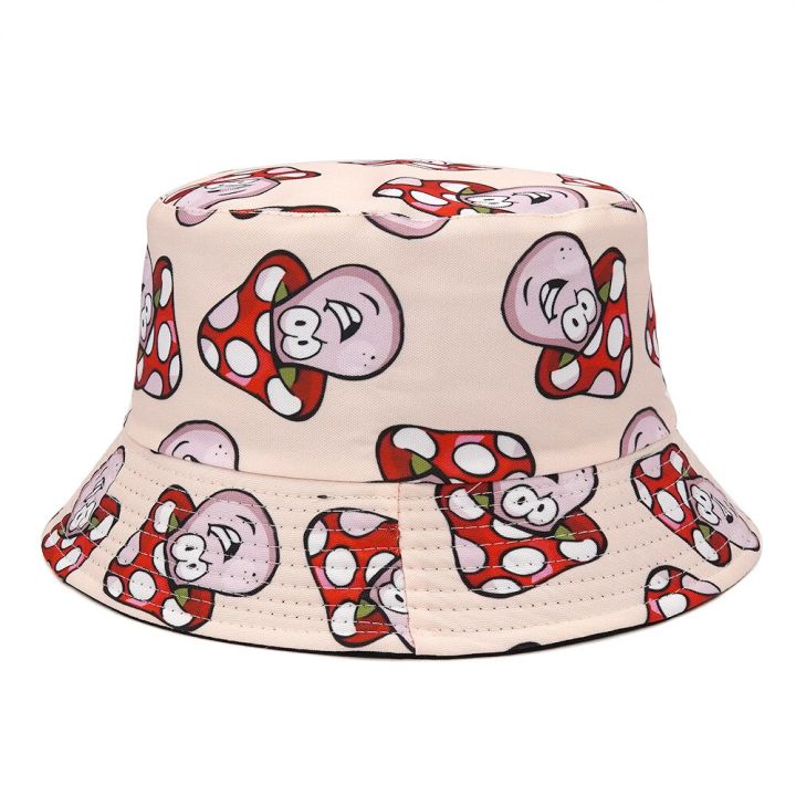 topi-bucket-หมวกบังแดดฤดูร้อนสำหรับผู้ชายผู้หญิงผ้าคอตตอนบ๊อบปานามาเด็กหญิงหมวกชาวประมงเป็ดสีเหลืองพลิกกลับได้