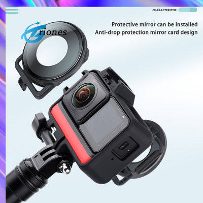 เคสกล้อง Frame Mount Bracket Cold Shoe Protective Frame Compatible For Insta360 One Rs Action Camera