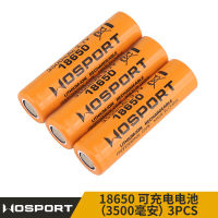 WOSPORT 18650 แบตเตอรี่แบบชาร์จไฟได้ （3500 มิลลิแอมป์ ）3pcs แบบชาร์จไฟได้