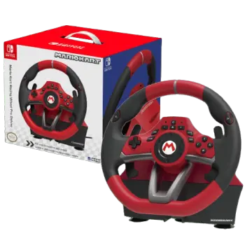 Mario Kart 8 + Racing Wheel Pro Deluxe Bundle