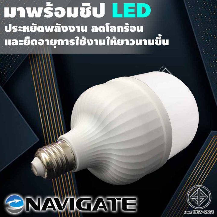 หลอดไฟจัมโบ้ขายดี-navigate-หลอดไฟ-led-t-หลอดไฟ-led-ขั้ว-e27หลอดไฟ-e27-หลอดไฟ-led-หลอด-led-daylight-สว่างมาก-มี-3-ขนาดให้เลือก