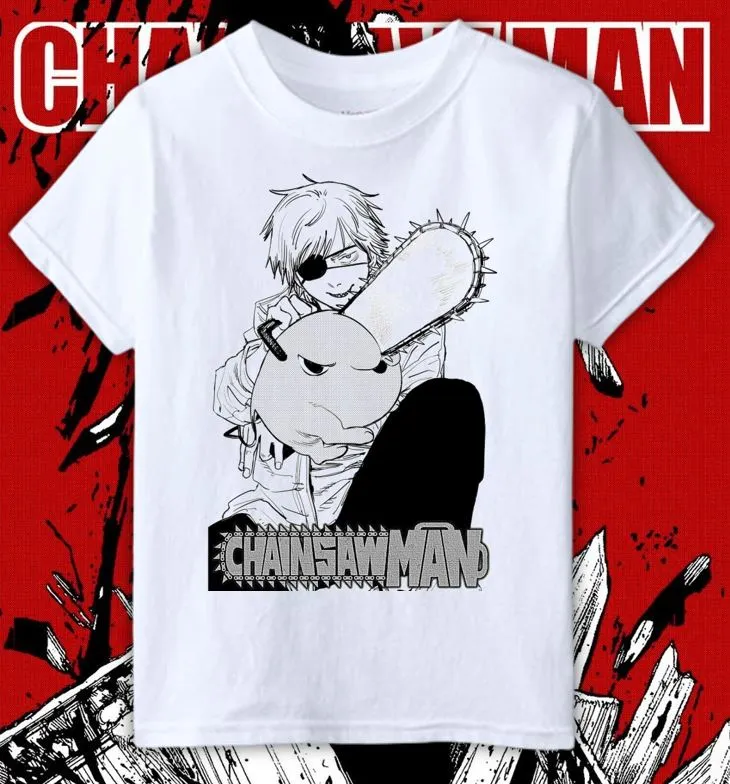 Chainsaw Man SVG & Vector Design V02 in 2023  Anime tshirt, Anime  character design, Anime