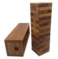 (ตึกถล่มใหญ่ 2 ชิ้น) เกมส์ไม้ตึกถล่ม เกมส์ดึงไม้ เกมตัวต่อไม้ จังก้า ของเล่นไม้ ของเล่นไม้ต่อ Wooden Game