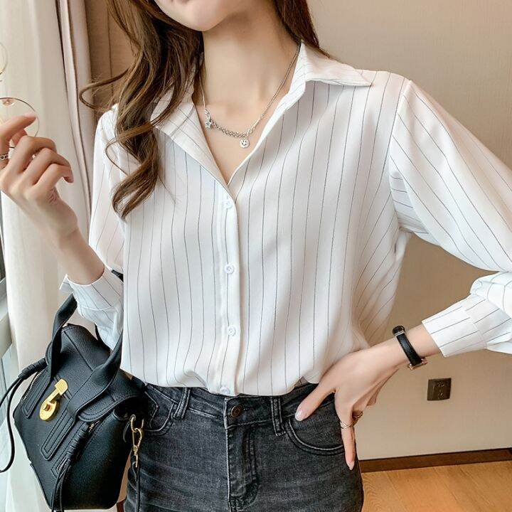 fashion-woman-blouses-2023-chiffon-long-sleeve-shirt-tops-woman-white-blouse-shirts-striped-top-pretty-and-cheap-women-39-s-blouses