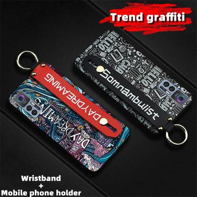Anti-dust Original Phone Case For TCL 30 5G cover TPU Fashion Design Lanyard Shockproof Wristband protective Kickstand