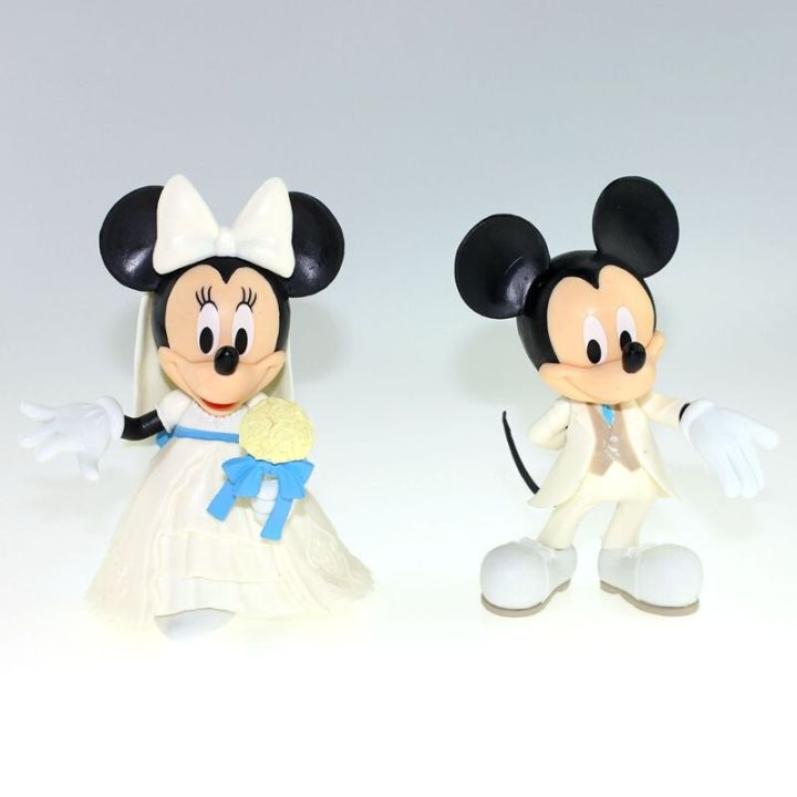 2-pcs-set-disney-action-figures-toys-mickey-minne-model-toy-wedding-doll-gift