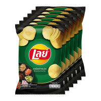 Lays เลย์ มันฝรั่งแท้ทอดกรอบ รสเมี่ยงคำ 50 กรัม x 6 ซอง