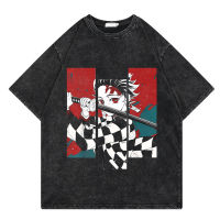 อะนิเมะ Kimetsu ไม่มี Yaiba T เสื้อ Kawaii การ์ตูน Streetwear แขนสั้น Graphic Tees มังงะฤดูร้อนเสื้อ Unisex Tee ผู้หญิงเสื้อยืดคุณภาพสูงเสื้อยืด