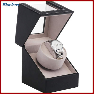 Bluelans®ป้องกันฝุ่นไฟฟ้าอัตโนมัติไขลานนาฬิกาเดี่ยวกล่องเก็บของ Decor
