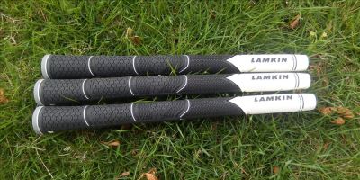 LAMKIN Z5 Carbon Yarn golf grips Black with white colour standard size 50+/-2gms