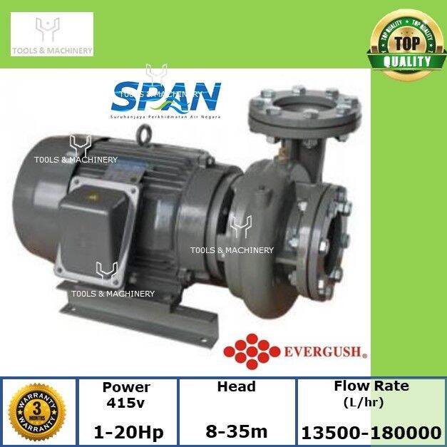 TH 20hp High Flow Centrifugal Pump Coupled With TATUNG High Efficiency ...