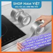 Băng Keo Giấy Nhôm Bạc Chịu Nhiệt Chống Nước Để Vá Thau Rổ
