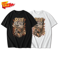 SKATE OF DEATH เสื้อยืดแขนสั้นคอกลม Cotton 100% สกรีนลาย