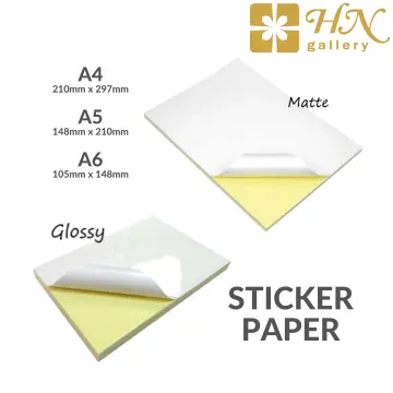 Shop A4 Sticker Paper Transparent Laser online - Dec 2023