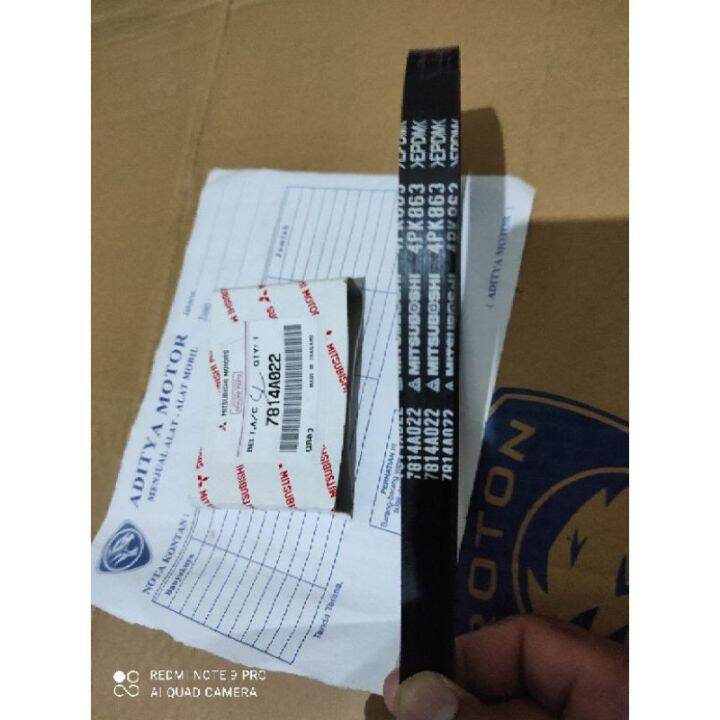 fan belt/ van belt/ vbelt ac all new Triton KL3 2500cc 4PK 863 GLS HDX EXCEED ORIGINAL Lazada