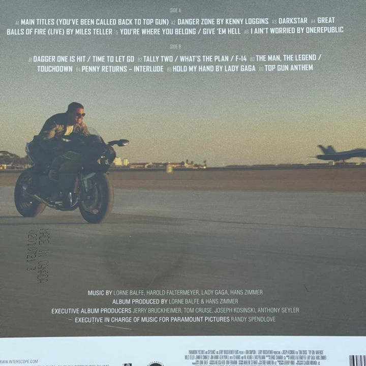 แผ่นเสียง-top-gun-maverick-music-from-the-motion-picture-white-vinyl-lp-album-canada-มือหนึ่ง-ซีล