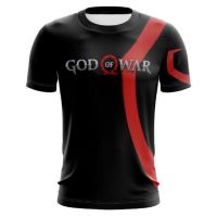 Men T-shirt Kratos God of War 3D Print Cosplay Short Sleeve Tee Shirts Women Fashion Haruku Unisex Streetwear Tops